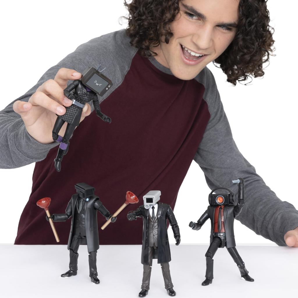 SKIBIDI Toilet TV Man Deluxe Figure - 6-inch