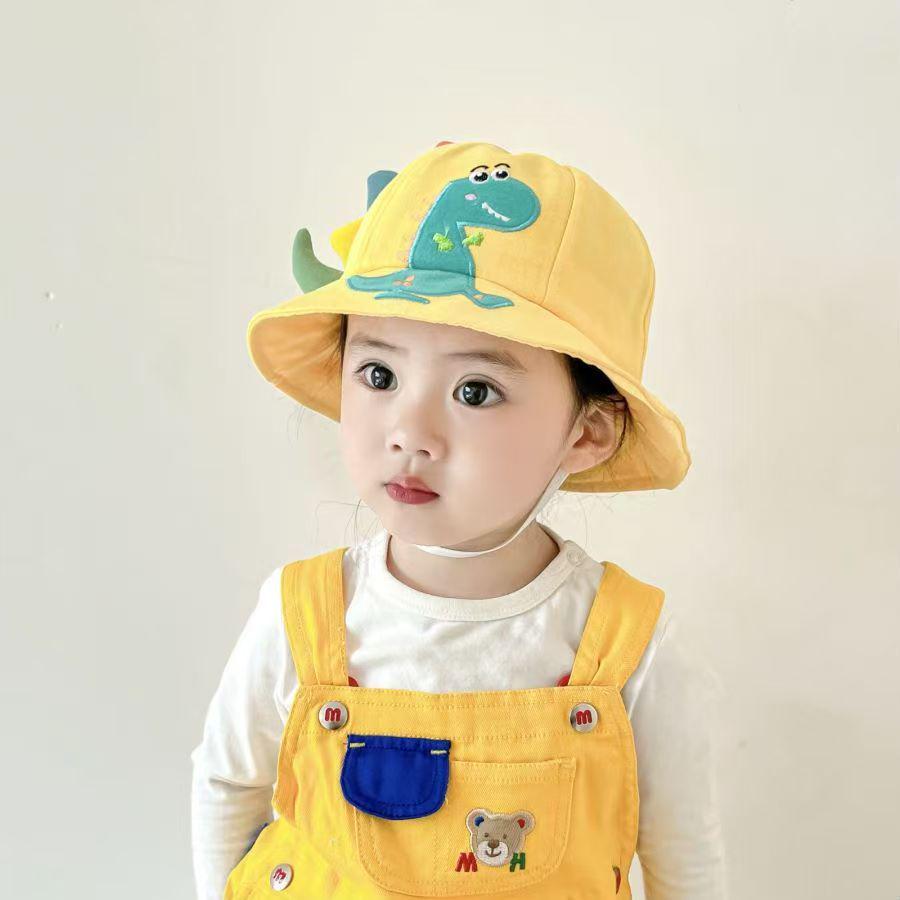 Unisex Children's Cartoon Sun Hat - Baby Summer Wide Brim for Sun Protection
