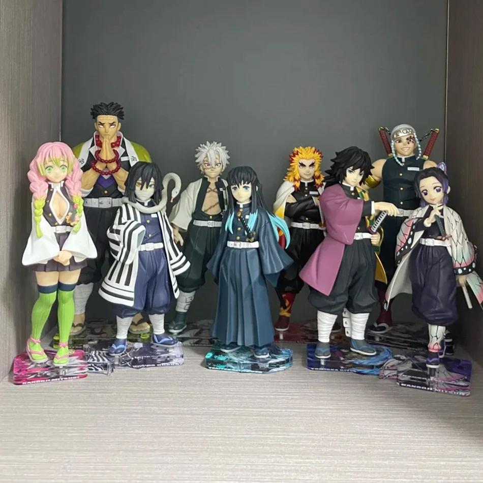 15cm Demon Slayer Anime Action Figures Kamado Tanjirou Nezuko Zenitsu Inosuke Kimetsu No Yaiba Model Toys Collectors 10style for Poseable 2