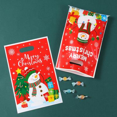 Geantă de mână cadou Om de zăpadă de Crăciun Decorațiune Merry Christmas pentru casă 2025 Navidad Natal Fulg de zăpadă Bomboane Geantă comodă Anul Nou 2026
