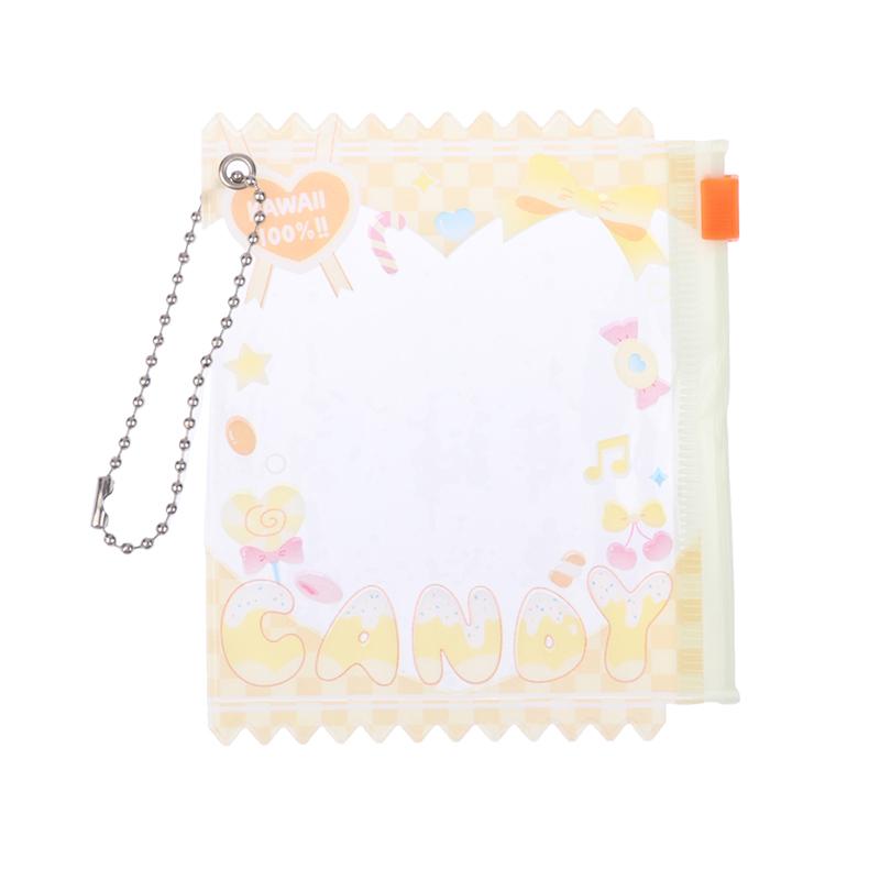 1Pc Cute Cartoon Transparent Bag 58Mm-75Mm Props Badge Storage Display Bag Protective Shell Card Bag Cover Candy Bag