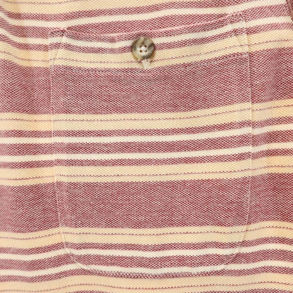 Eddie Bauer border Short sleeve Polo shirt S/P Red series Men's Used