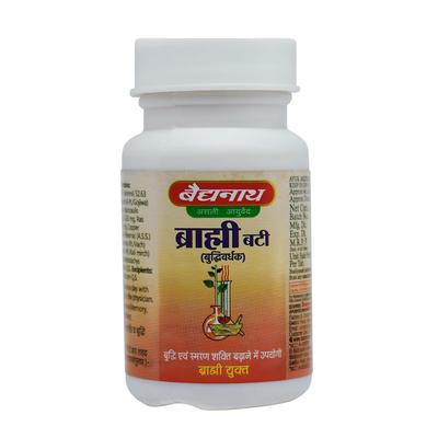 Asli Ayurved Jhansi Brahmi Bati 80 Tabletten Packung Mentale Konzentration Gedächtnisunterstützung