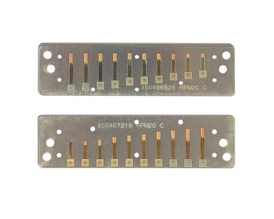SUZUKI Suzuki 10 Hole Harmonica MANJI D Nm Tone Replacement Reed Plate Plate Only D Nm M-20 Reed RP-M20