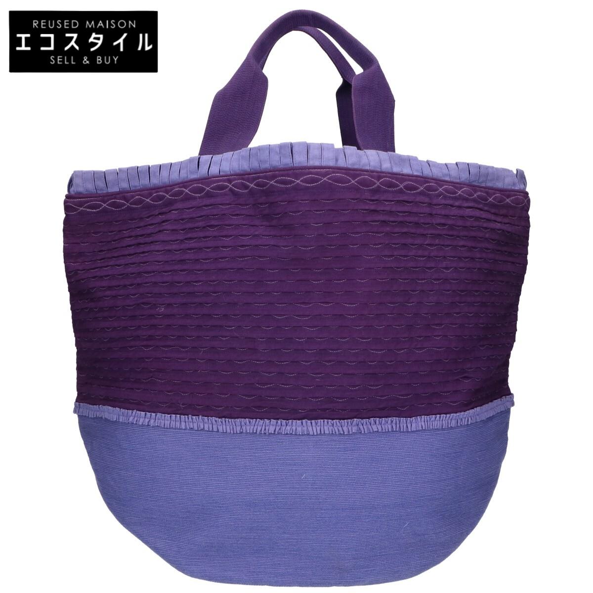 

TAMASHA Stitch embroidery Tote Bag purpleUsed
