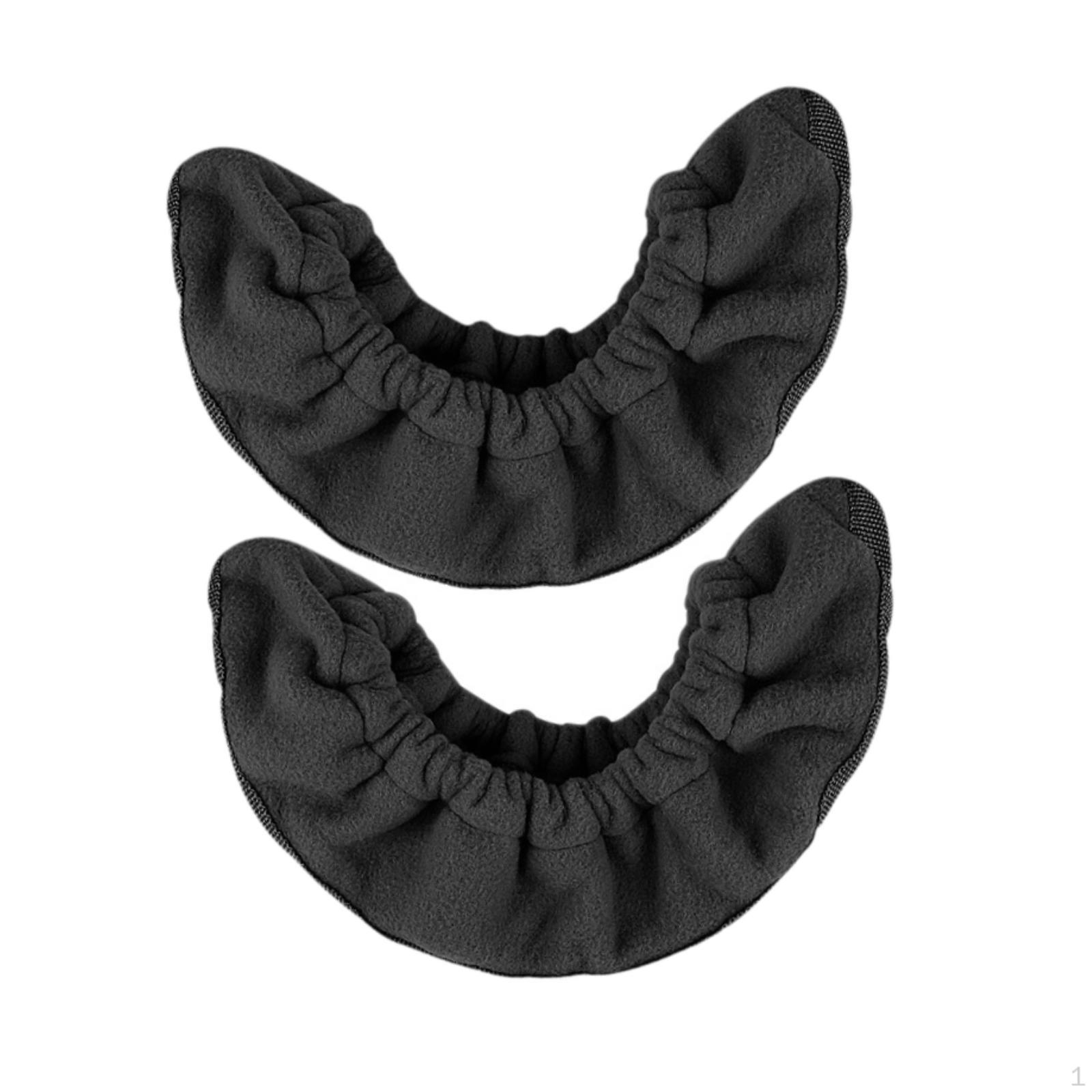 

1 Pair Ice Skate Covers Blade Guards Soakers Protector Soft Fleece Moisture Absorption Suitable for L