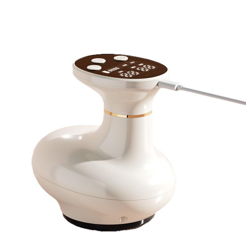 Electric EMS Body Massager Cupping Massage with LCD Display Guasha Hot Compress Scraping Lymphatic Drainage Machine Fat Burner