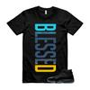 11 Gamma Blue Black Varsity Maize Yellow Mens Kids T Shirt Match VERTBLS