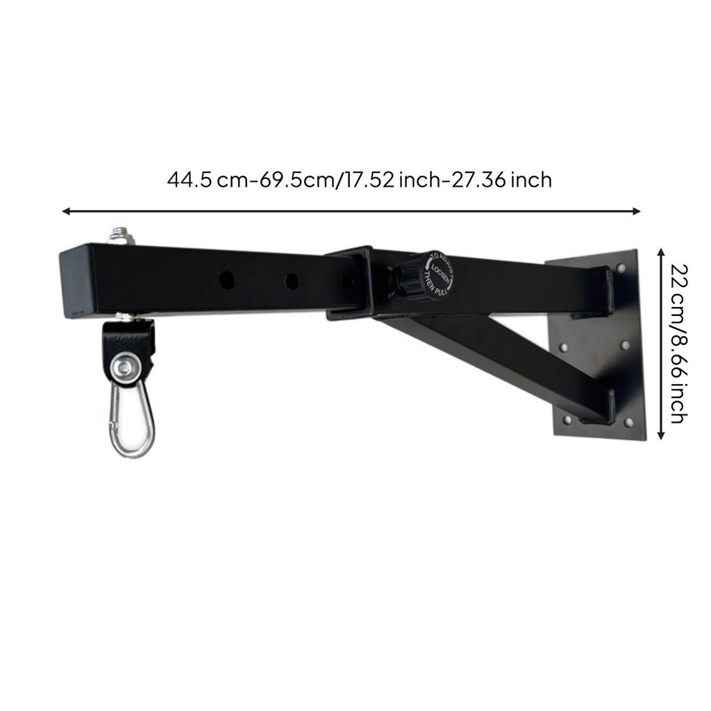 Triangular Support Heavy Bag Wall Mount Heavy-Duty for Garage, Home Gym Users