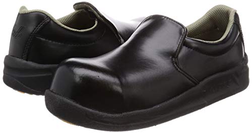 Nissin Rubber Food-Grade Work Shoes V5100BK-27.0, Size 27.0 Cm
