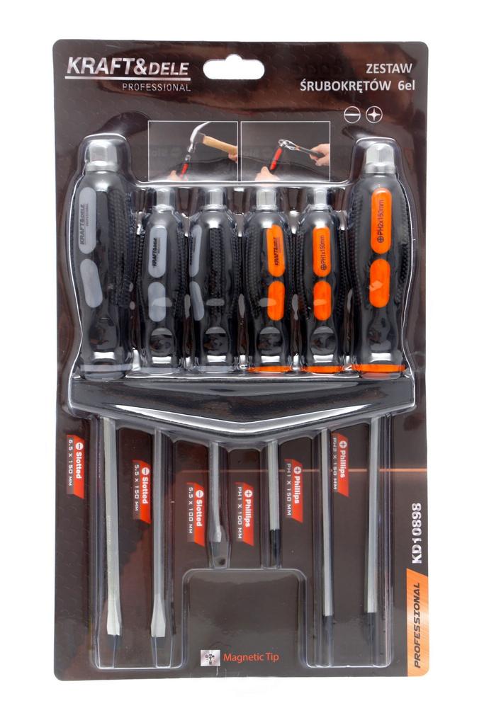 Zestaw Śrubokrętów Do Podbijania 6el. KD10898
