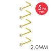5Pcs CZ Gem Stainless Steel Nose Piercing Stud Crystal Nariz Body Jewelry S L Bone Shape Nostril Rings for Women Girl 20g 0.8mm
