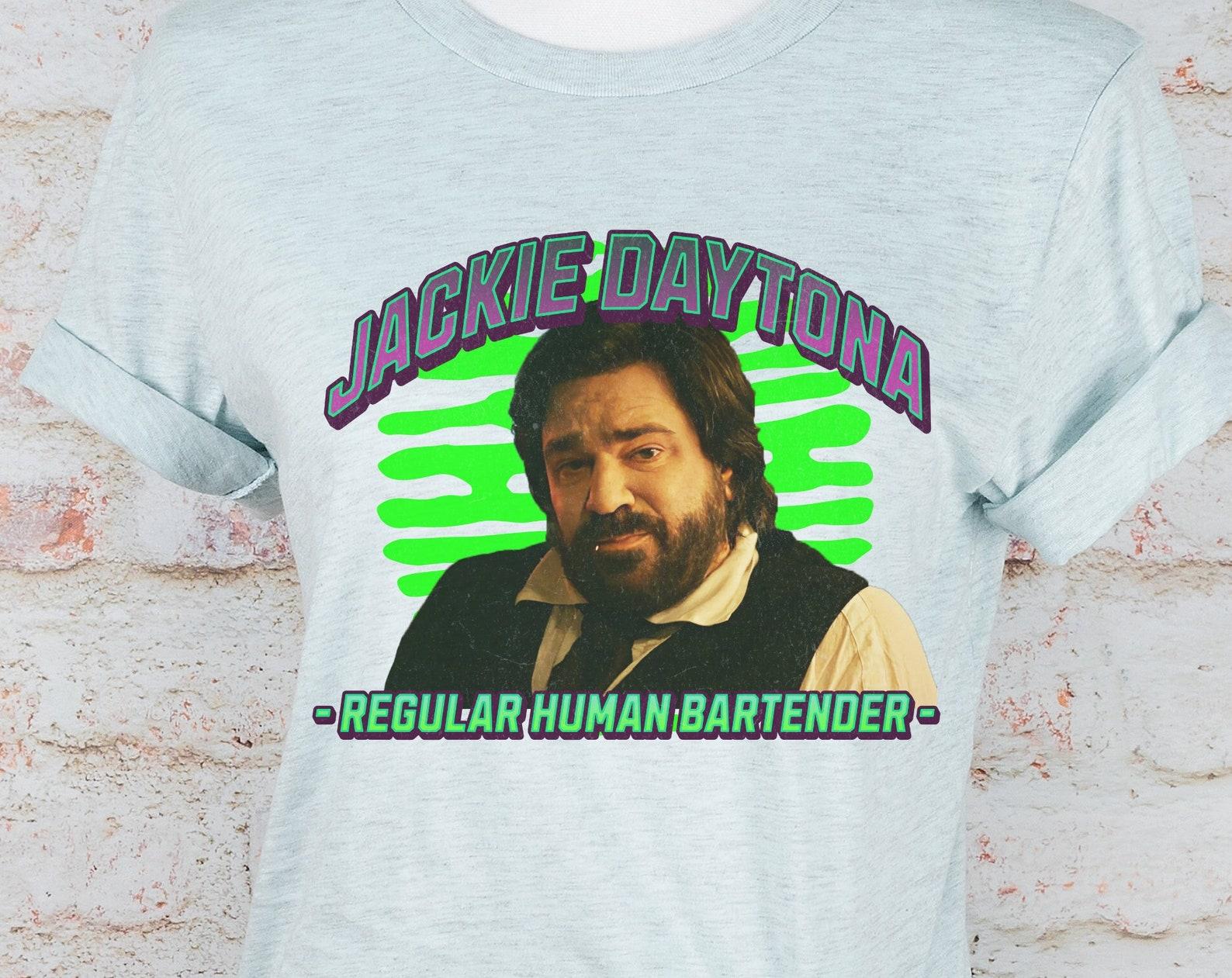 What We Do in the Shadows Shirt: Laszlo Jackie Daytona Tee S