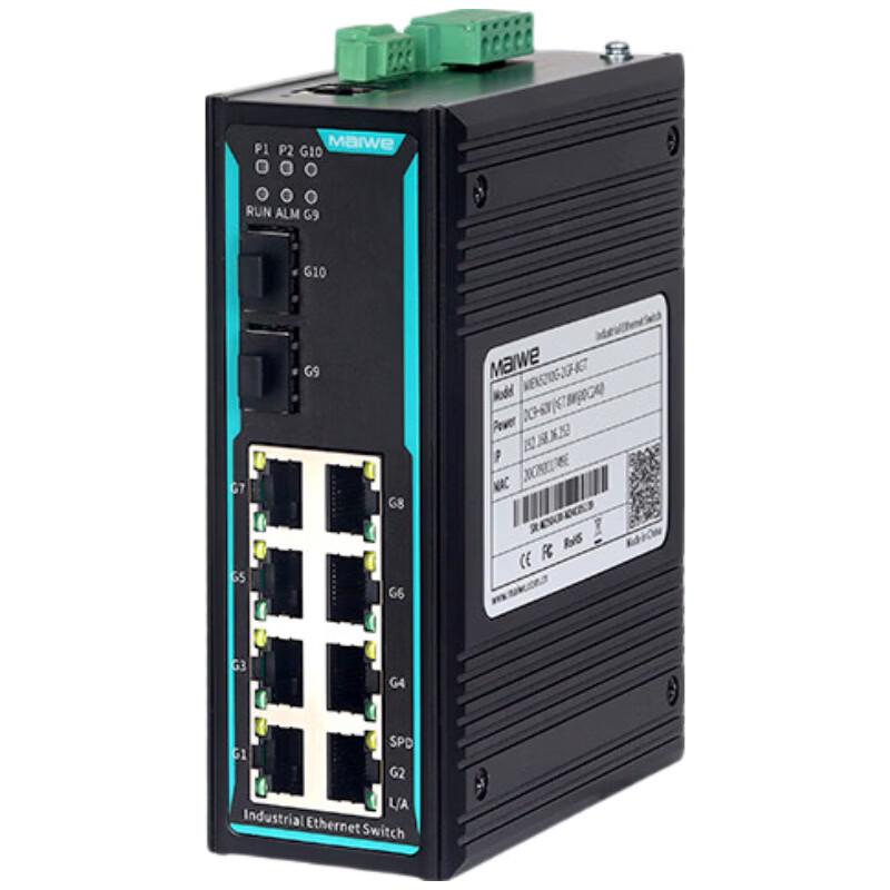 

Maiwei Gigabit 10-Port Industrial Ethernet Switch