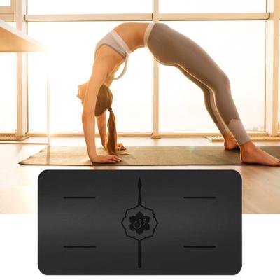 Gym Träningsmatta Miljövänlig Stallstöd Slitstark Gym Träningsmatta Gym Träningsmatta Inomhus Sport Yoga Knäskydd Yoga Knäskydd