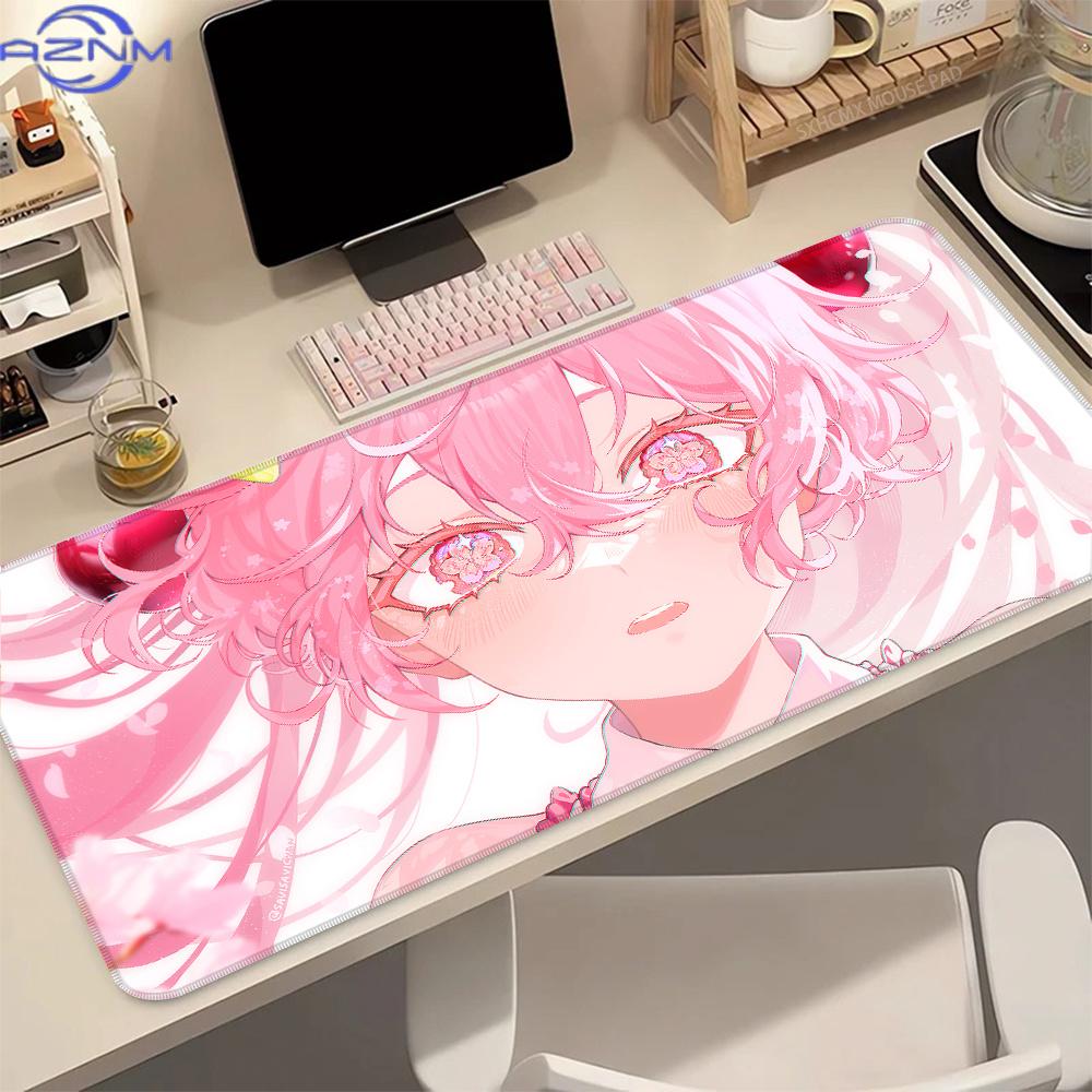 Anime HHatsune MMiku Pink Sakura Kawaii Large Extended Mouse Pad Non Slip Desk Mat Keyboard Rug For Pc Gamer Laptop