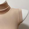 Slim-Fit, Sleeveless, High-Neck, Solid-Color Body-Hugging Top