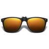 Mirror Flip Up Clip on Polarized Sunglasses Clips Pochromic Driving Fishing Eyewear Night Vision Lens Sun Glasses Clips