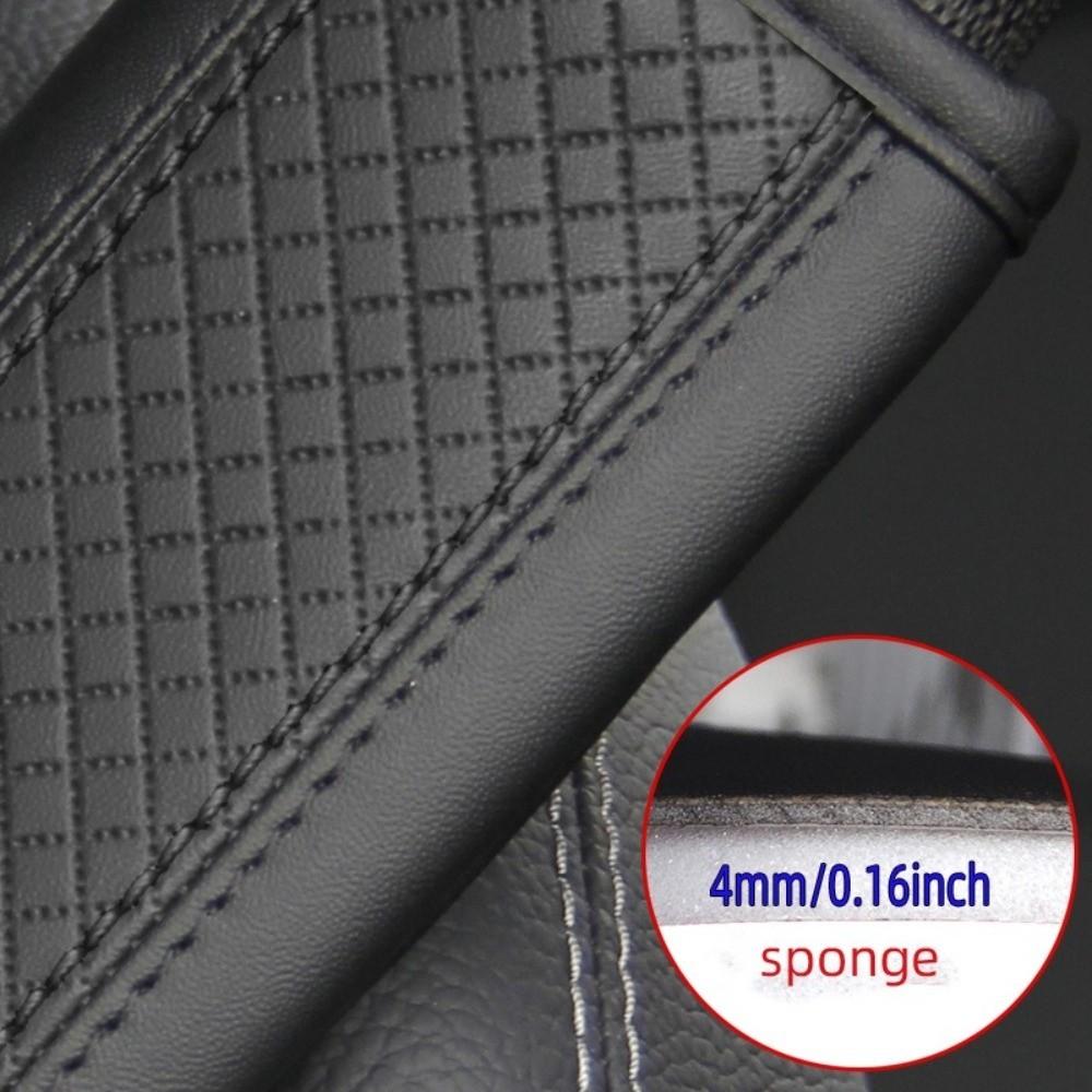 Embossed Belt Protective Cover PU Leather Car Shoulder Pad Safety Car Seat Belt Cover  Car