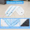 For H2Pro Flat Mop System Flat Mop Pad Replacement Parts Microfiber Mop Pad Reusable Washable Cleaning Tools Accessories