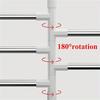 Bathroom Non Perforated Wall Mounted Rotating Towel Rack, 3rd and 5th Floor Hanging Poles, High-quality Stainless Steel Pipes