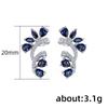 Wind Flower Stud Earrings Female, High-End Niche Design Flower Vine Earrings, Night Market Stall