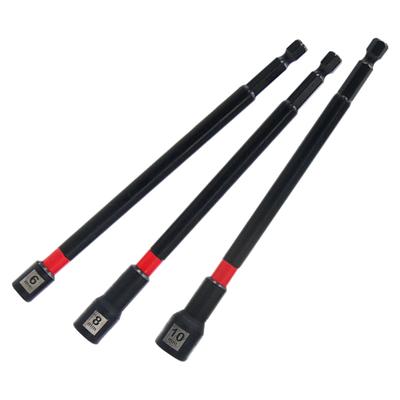 150mm Nut Driver Kit Hex Socket Tool Magnetic Nut Driver Auto Repair Tool Custom Storage Bag Powerful Magnet Feature