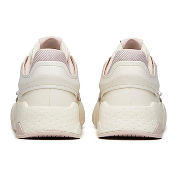 Anta Lifestyle Series Trendy Versatile Sports Low-Top Skate Shoes Women Sneaker White Gray 922138051-3