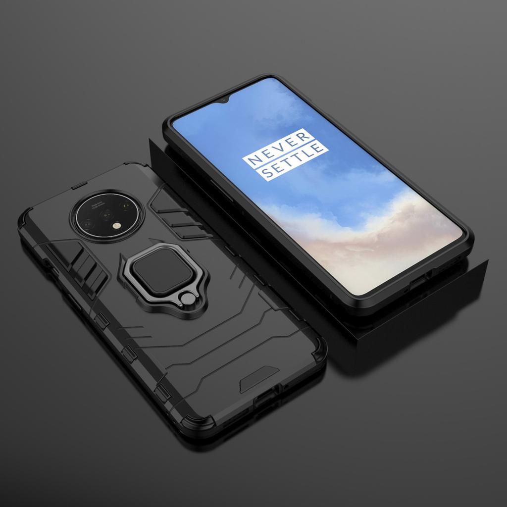 With stand Ring Hybrid case For Oneplus 7T Hard PC Armor shockproof protective back cover for one plus 7t pro oneplus7t shell