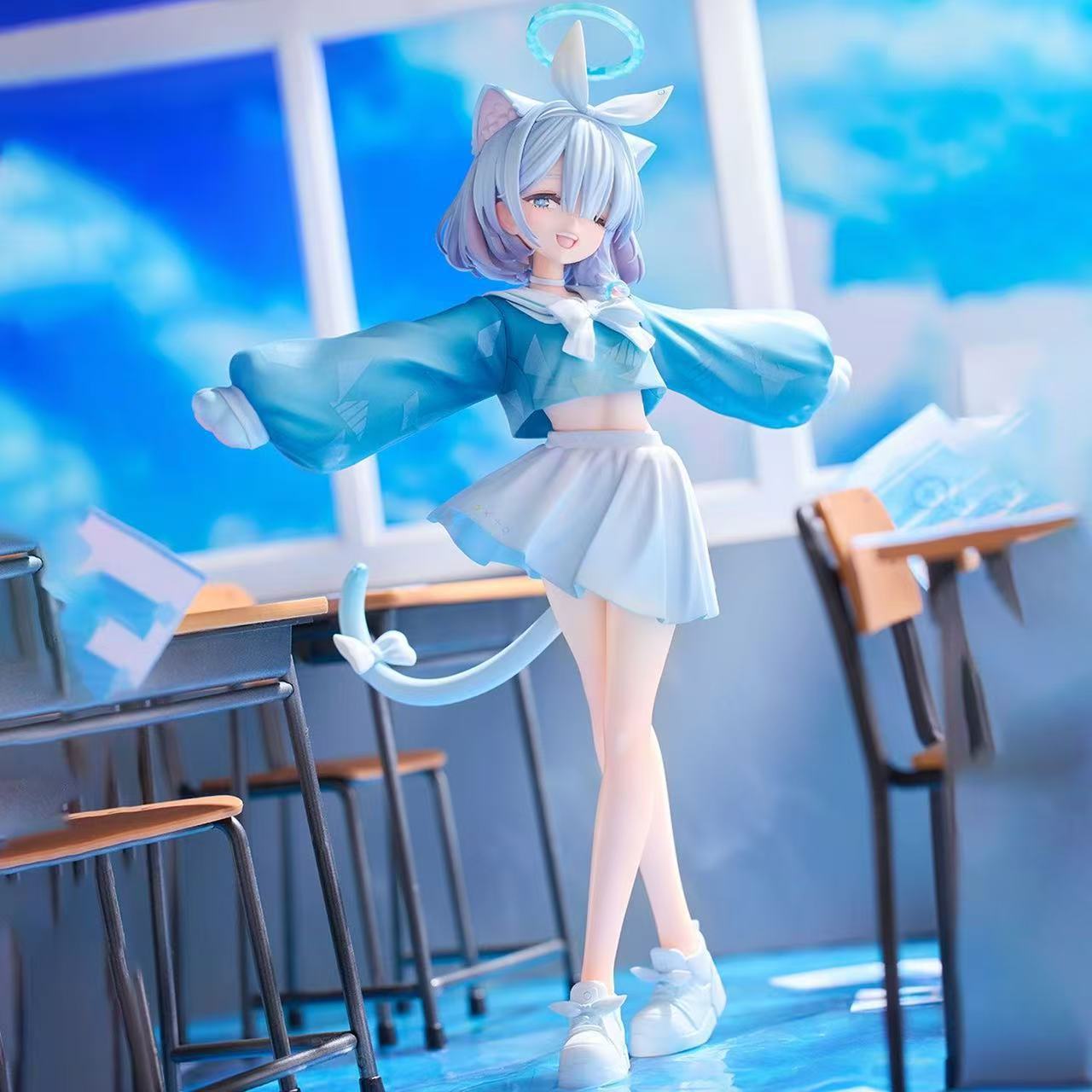 

Blue Archive Arona Sailor Uniform Anime Figure Merchandise Kawaii Action Figurine Model Doll Desktop Decoration Ornament Otaku Gifts