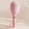 2Pcs Retractable Self Cleaning Hair Brush, Hair Detangler Brush with Ergonomic Handle, Anti Static Scalp Massage Brush for Men Women