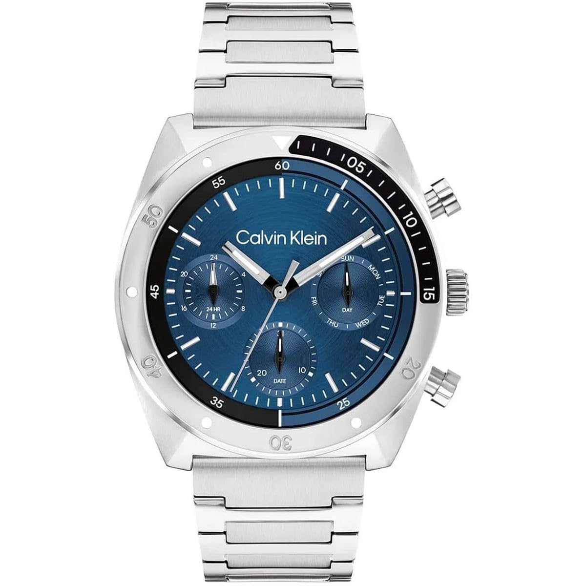

Calvin Klein CK FLEX 25200464 Silver Watch Men s синій