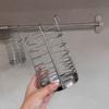 Stainless Steel Hanging Cutlery Holder Space Saving with Drain Holes Chopsticks Cage Rustproof Kitchen Drain Rack Home
