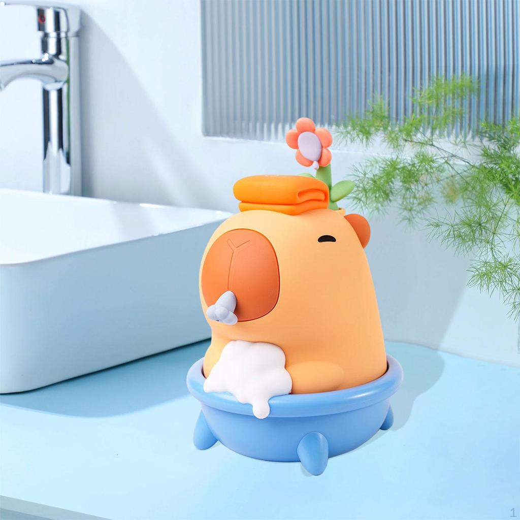 Automatic Foam Soap Dispenser Cute Multipurpose Refillable Sprayer Electric Foaming Shampoo