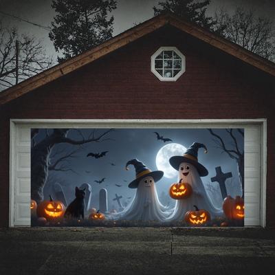 Halloween Decor Pumpkin Design Ghost Banner Pumpkin Banner Spooky Theme Halloween Banner For Event Decoration Trick Or Treat