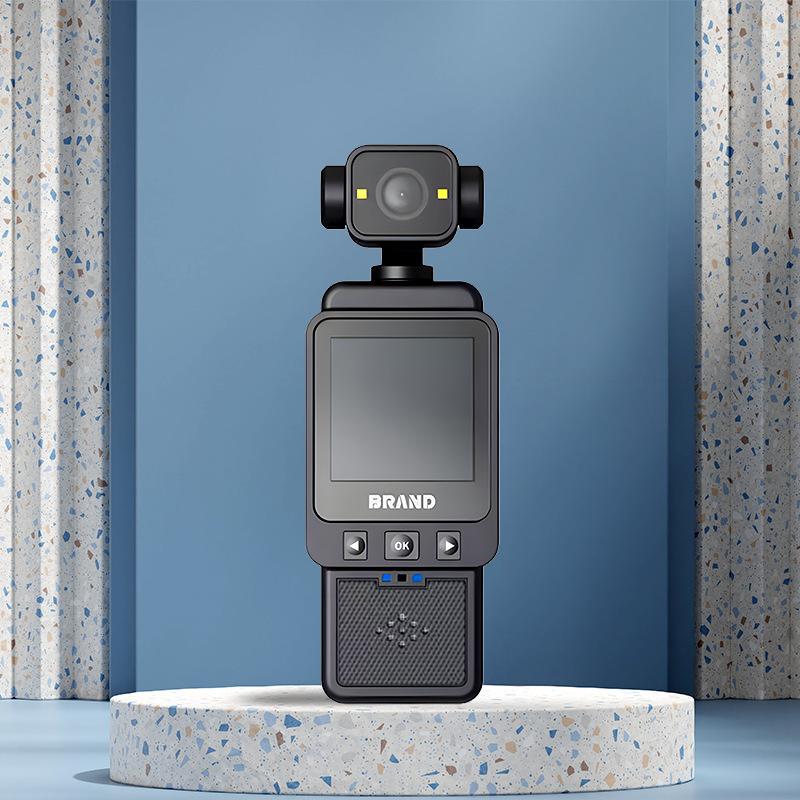 360 ° Rotating Handheld Mini Anti-shake Camera 1080P HD Display Screen WiFi Wireless Wearable Night Vision Outdoor Motion Camera