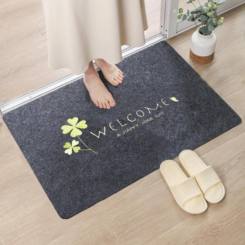 Welcome Mat Living Room Bedroom Entrance Mats Anti-slip Home Decoration Carpet Simple Area Carpet Kitchen Floormat