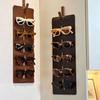 Wall Mounted Sunglasses Storage Bag 5 Slot Hanging Eyewear Holder Eyeglasses Display Rack  Bathroom