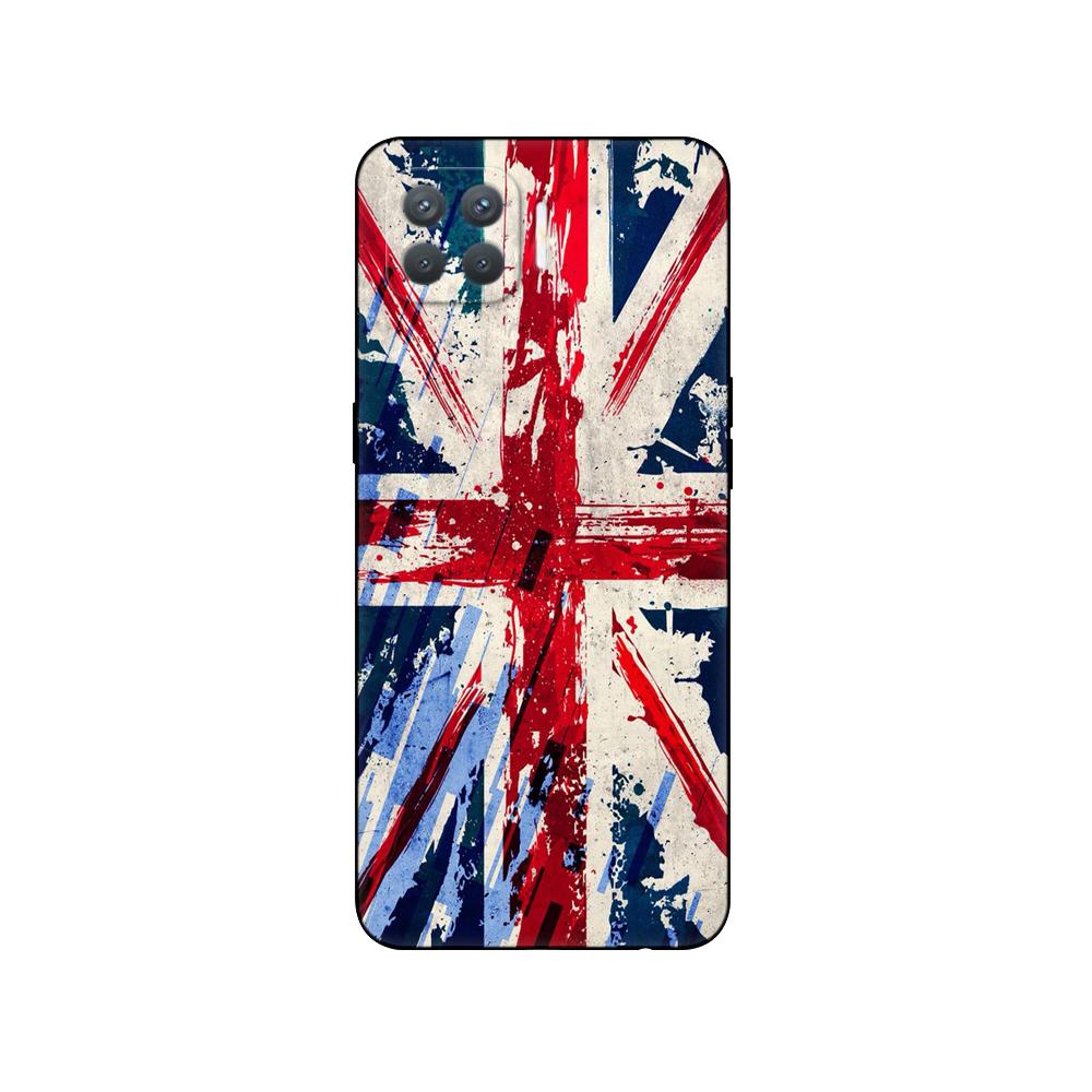 For Oppo Reno4 Lite Case Silicon Phone Case On Oppo F17 Pro Back Cover  Reno 4 Lite 6.43" Black Tpu Case Pink Anime Space Car