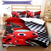 3pcs Ricky Zoom Pattern Bedding Set Duvet Cover Set Includes Duvet Cover &pillowcases,perfect All Season Bedroom Decoration&gift