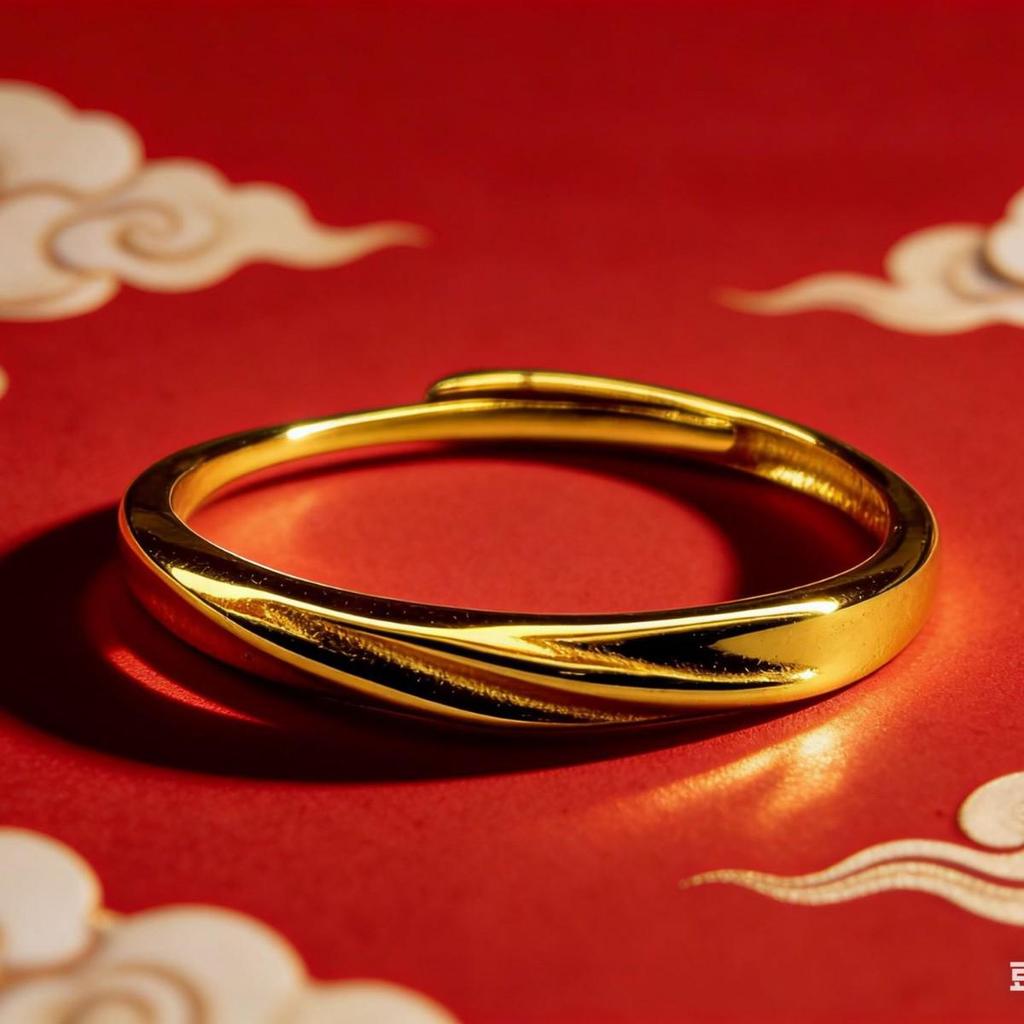 Classic Fire-Baked Sand Gold Wedding Ring: Versatile, Fashionable, Hot Seller, Non-Black, Vietnamese Design