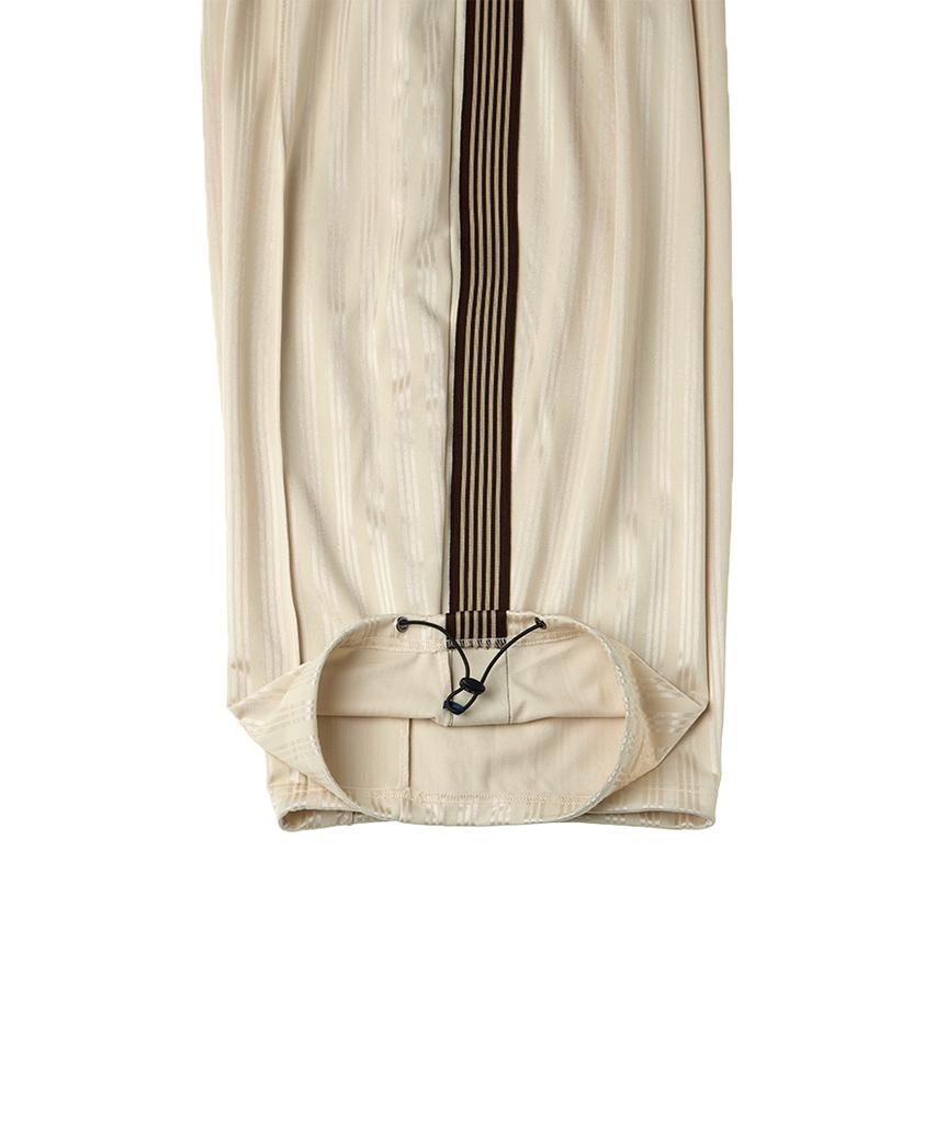 URBANAGE Balloon Fit Curved Line Track Pants_Beige