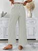 European & American Women's Striped Straight-Leg Pants - Spring/Summer 2026 Collection, Casual Commuter Style