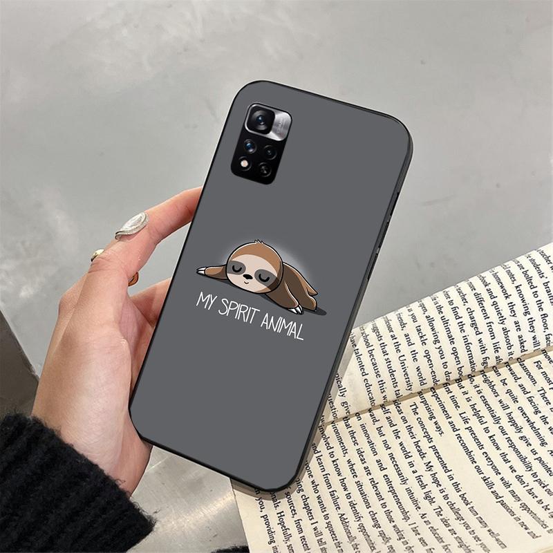 Phone Case For Xiaomi Poco C71 15T 14T Pro Redmi note 15 14 14 13 Pro Redmi A5 15C 13C Sloth