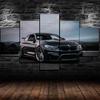 Classical M1 Group 4 Rennversion Sports Car 5 Panel Modern Wall Art Canvas HD Printed Posters Paintings Home Decor Pictures