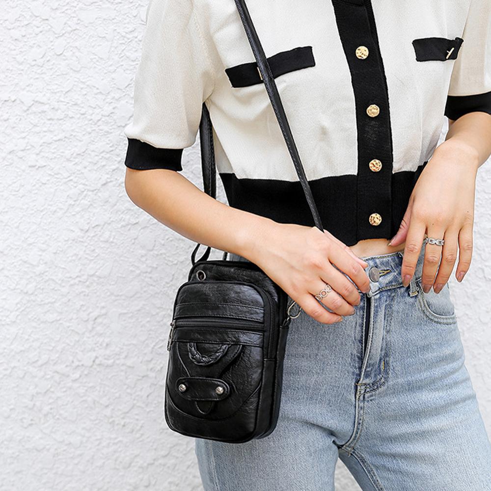 Vintage-Geldbörsen für Damen, Umhängetasche, Retro-Schulterhandtaschen aus PU-Leder, kleine Umhängetaschen für