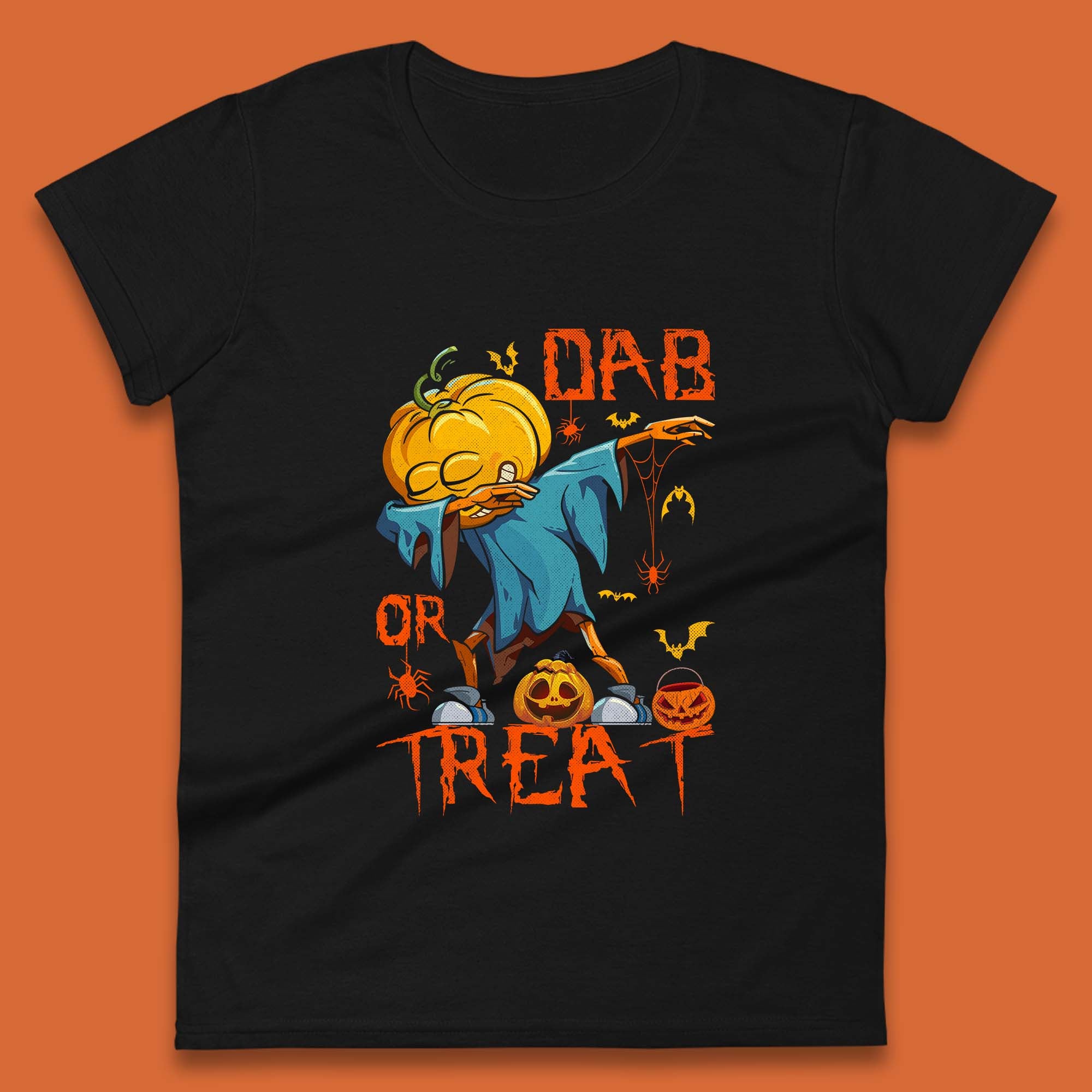 

Dab Or Treat Scarecrow Dabs Halloween Dabbing Dance Horror Scary Womens Tee T Shirt Mens Tops Unisex Top XL