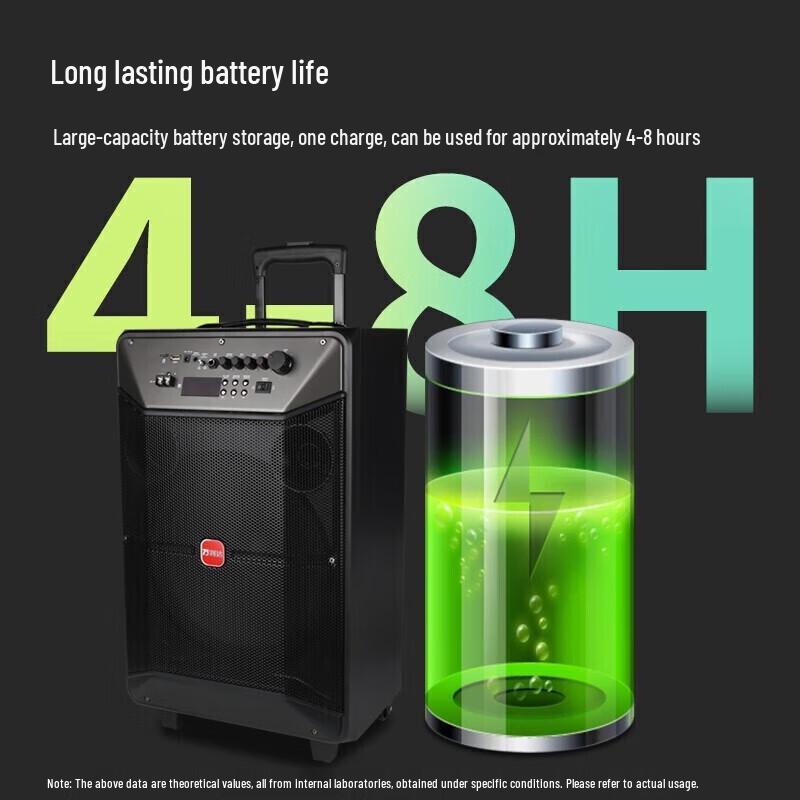 Malata M+9086 Portable Outdoor Bluetooth Karaoke Speaker