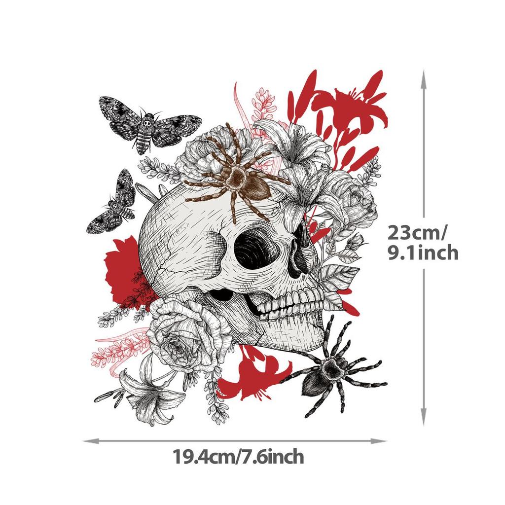 Calaveras De Calabaza De Halloween, Transferencia De Calor Para Sudaderas Con Capucha, Camisetas, Pegatinas Para Ropa, Pegatinas Térmicas Diy