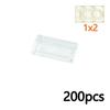 Compatible 3069 63864 2431 6636 3068 87079 Transparent Smooth 1x2 1x3 1x4 1x6 2x2 2x4 Bricks Ceramic Tile Clear Building Blocks